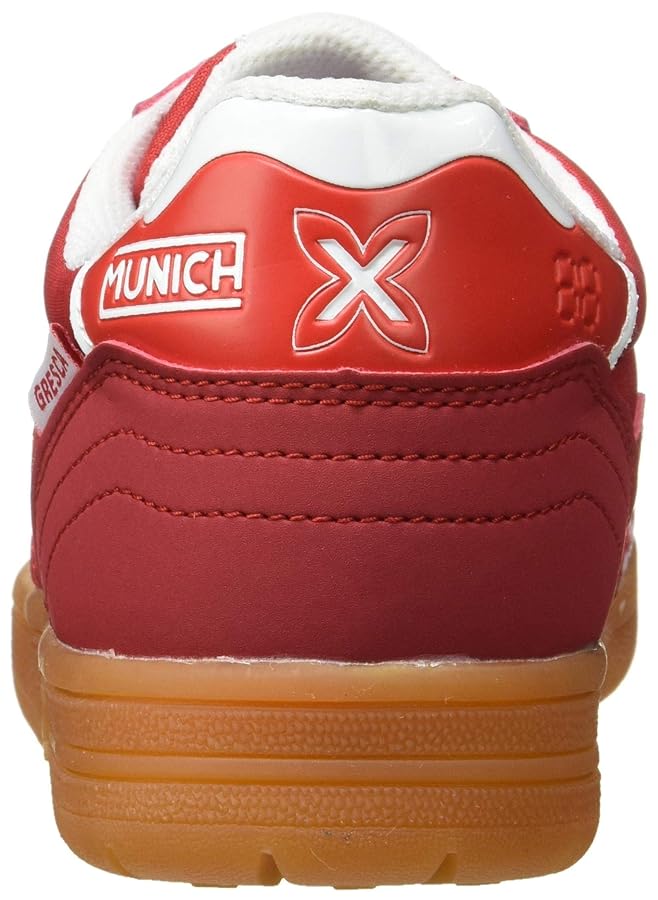 Amazon.com | Munich Unisex Gresca 08 Low-Top Sneakers, Red